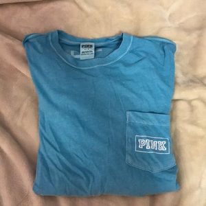 Teal long sleeves(Pink brand) shirt